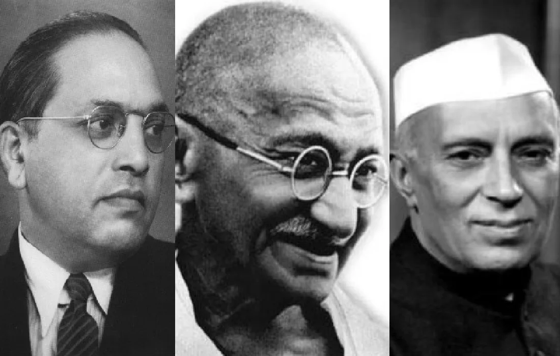 Gandhi Nehru Ambedkar