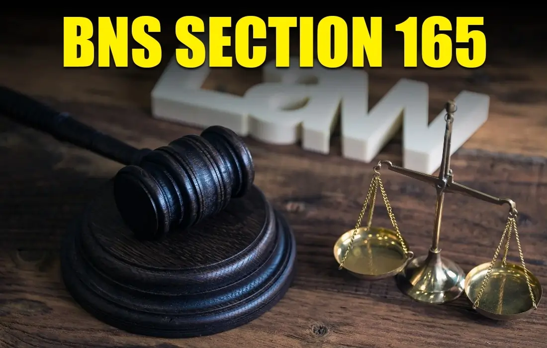 BNS Section 165, BNS Section 165 in Hindi