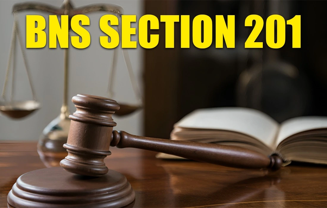 BNS Section 201 in Hindi, BNS Section 201