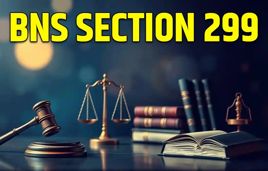 BNS Section 299, BNS Section 299 In Hindi