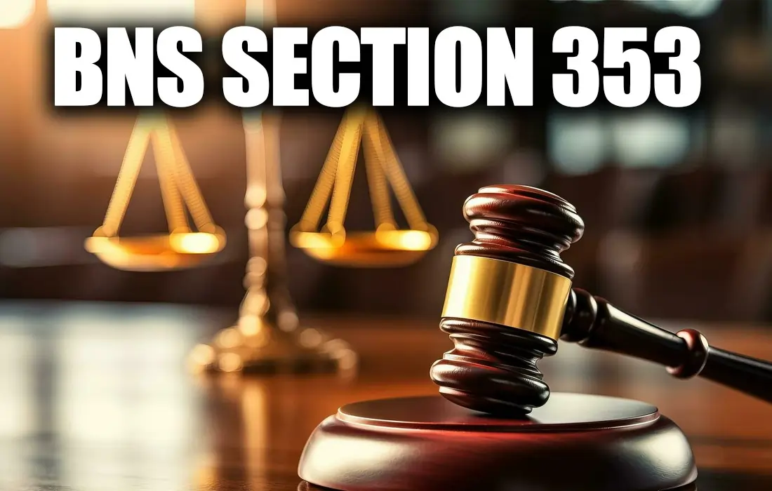 BNS Section 353 in Hindi, BNS Section 353