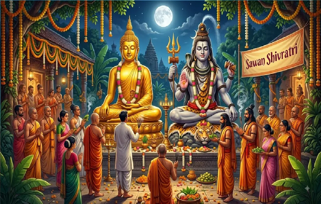 Buddha Sawan Shivratri, Buddha marriage story
