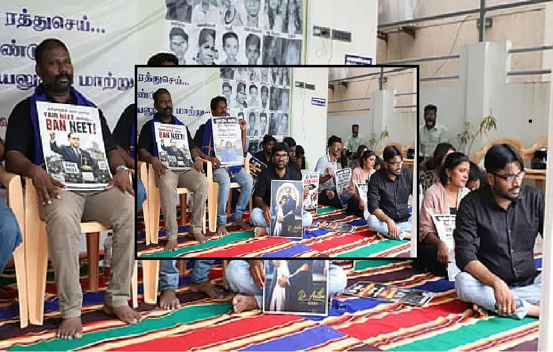 Chennai news, Neet Paper leak Protest